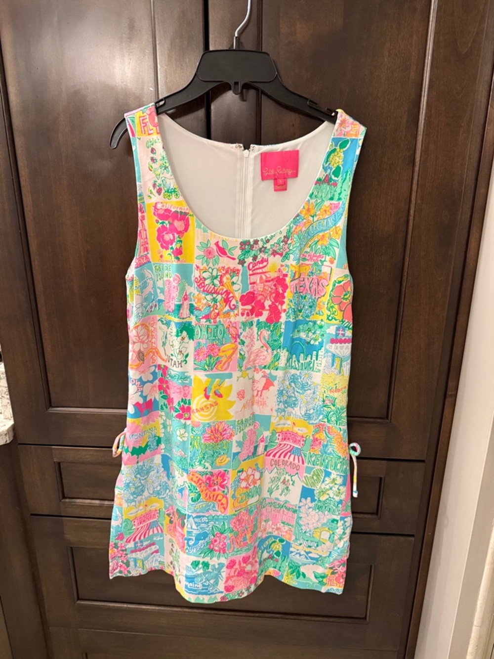 Lilly Pulitzer Multi-Color State Patchwork Romper